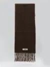Jacquemus Carro Scarf In Brown