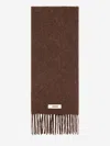 Jacquemus Carro Scarf In Brown