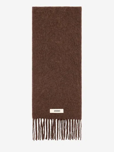 Jacquemus Carro Scarf In Brown