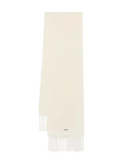 Jacquemus Carro Scarf By Lecarpe In Neutral