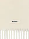 Jacquemus Carro Scarf By Lecarpe In Neutral