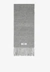 Jacquemus Carro Scarf In Gray
