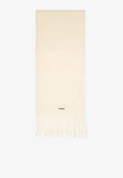 Jacquemus Carro Scarf In White