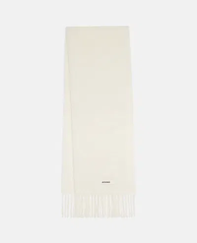 JACQUEMUS CARRO WOOL SCARF