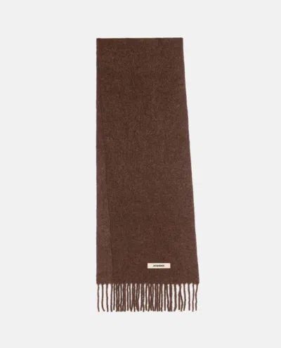 Jacquemus L'echarpe Carro Scarf In Brown