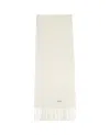 Jacquemus Carro Wool Scarf In White