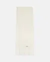 Jacquemus Carro Wool Scarf In White