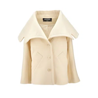 Jacquemus 'caruso' Peacoat In Neutral