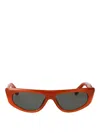 Jacquemus Squared Sunglasses Jac108 C3 Sun C3 In Red