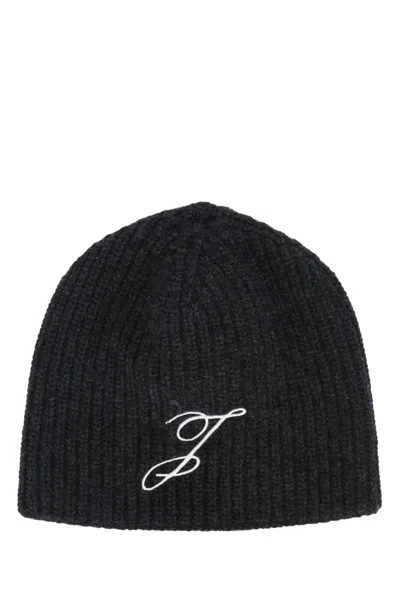 Jacquemus Cashmere & Merino Wool Beanie Hat In Offwhite