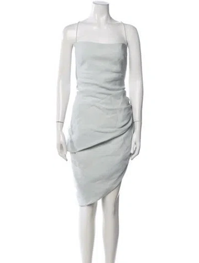 Pre-owned Jacquemus Cashmere Mini Dress In Blue