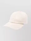 Jacquemus Cashmere Six-panel Curved Brim Hat In Brown