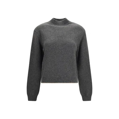 Jacquemus Cashmere Women's Sweatshirt In Gray