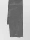 Jacquemus Cashmere Wool Blend Rectangular Scarf In Gray