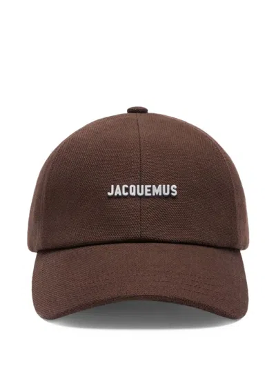 Jacquemus Casquette Gadjo Mini Cap In Brown