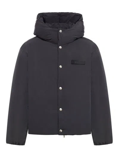 Jacquemus La Doudoune Nylon Down Jacket In Black