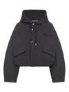 Jacquemus La Parka Courte Caraco Jacket In Negro