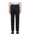 Jacquemus Casual Pants With Waist And Loop Straps In Black