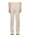 Jacquemus Casual Pants With Waist And Loop Straps In White