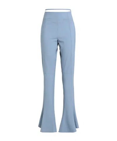 Jacquemus Casual Trousers In Blue