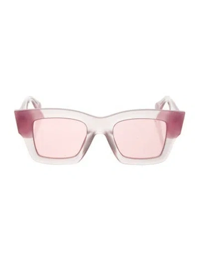 Pre-owned Jacquemus Cat-eye Tinted Sunglasses In Pink