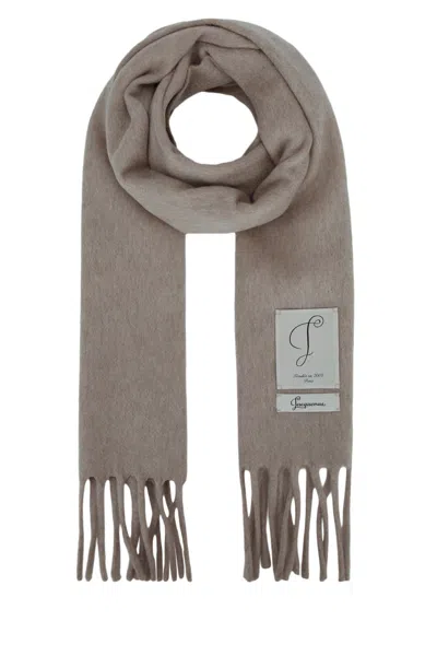 Jacquemus Cavallo Jacquard Scarf In Brown