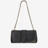 Jacquemus Le Bambino Chaine Nappa Leather Shoulder Bag In Black