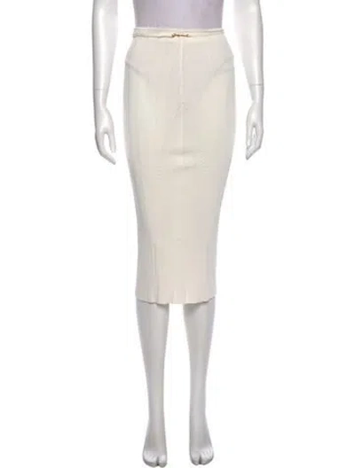 Pre-owned Jacquemus Chain-link Accents Knee-length Skirt In Neutral