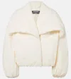 Jacquemus Le Chale Bomber Jacket In White