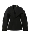 Jacquemus Structured Tailored Jacket In Black