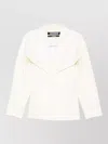 Jacquemus Chale Wool Blend Single Breasted Jacket In White