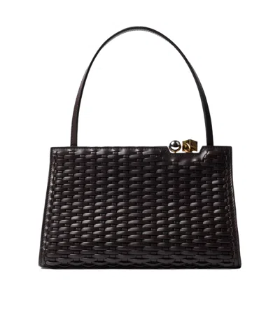 Jacquemus Charm Shoulder Bag In Gray