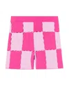 Jacquemus Checkerboard Shorts In Pink