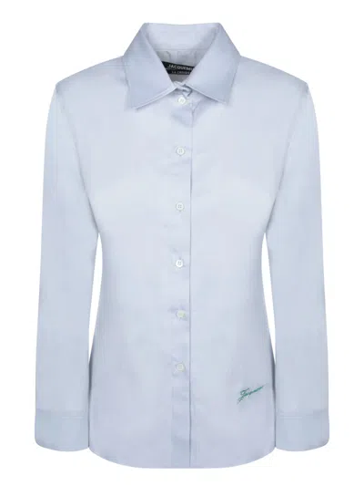 Jacquemus The Open-back Suit Shirt In Grey