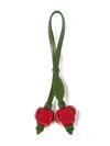 Jacquemus Cherry-shape Charm Chain In Green