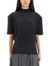 Jacquemus Wool Cashmere Blend Sweater In Black