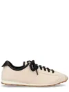 Jacquemus Les Tennis Leather-trimmed Canvas Sneakers In Pink