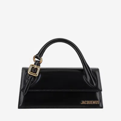Jacquemus Chiquito Leather Bag In Black