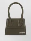 Jacquemus Chiquito Crossbody Bag Detachable Strap Handle In Green