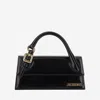 Jacquemus The Chiquito Leather Tote Bag In An Elongated Design In Black
