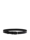 Jacquemus Chiquito Leather Belt In Black