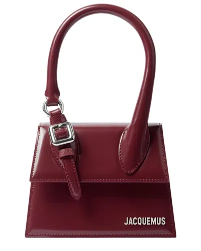JACQUEMUS JACQUEMUS CHIQUITO MEDIUM LEATHER CLUTCH