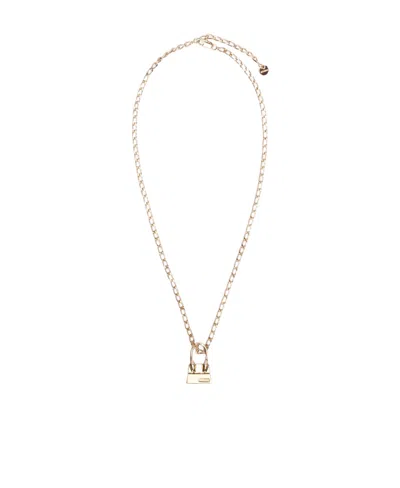 Jacquemus Chiquito Pendant Necklace In Yellow