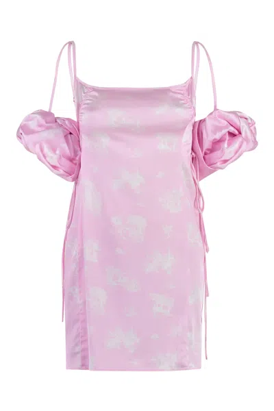 Jacquemus La Mini Robe Chouchou In Pink