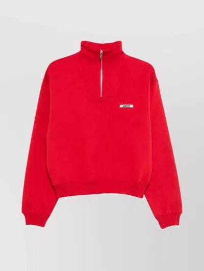 JACQUEMUS CHUNKY RIBBED TRUCKER HIGH COLLAR