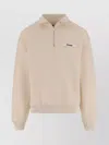 Jacquemus Men The Gros Grain Logo Sweatshirt In Neutral