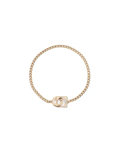 Jacquemus Circle And Square Choker In Gold