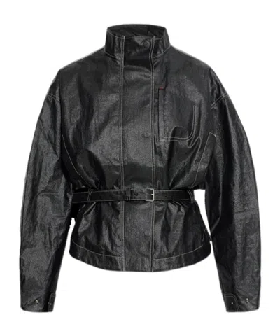 Jacquemus Long Sleeve Jacket In Black