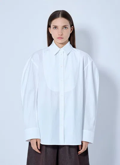 Jacquemus Citta Button-down Shirt In White