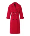 Jacquemus Cotton-blend Trench Coat In Red